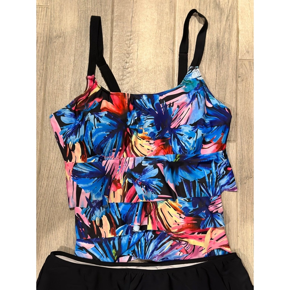 Womens 2 Piece Swimsuit Size 16 New - Picture 2 of 3